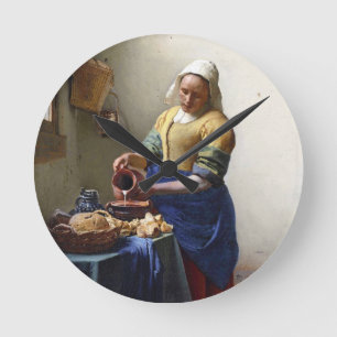 Horloge Ronde La trayeuse, c.1658-60 (huile sur la toile)