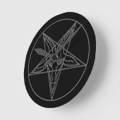 Horloge Ronde La Veille de Baphomet (Angle)