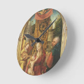 Horloge Ronde La Vierge et l'enfant incarnés (Angle)