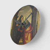 Horloge Ronde La Visite de Saint-Elizabeth (Angle)