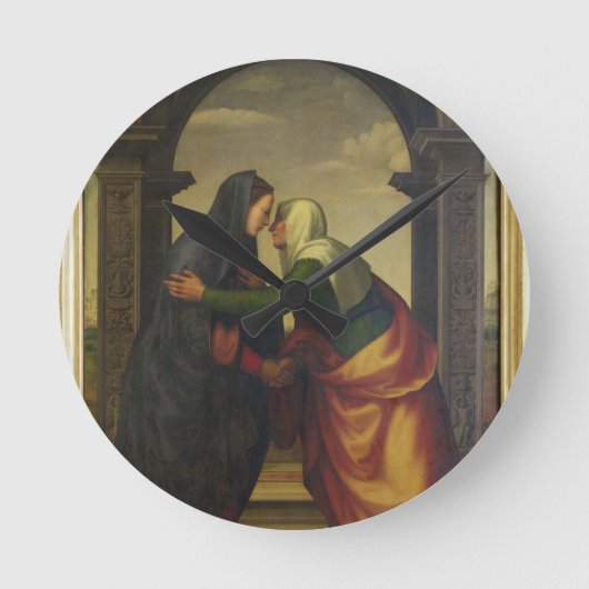 Horloge Ronde La Visite de Saint-Elizabeth (Recto)