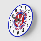HORLOGE RONDE LABAORTORY DE PHLEBOTOMATE LOVE (Angle)