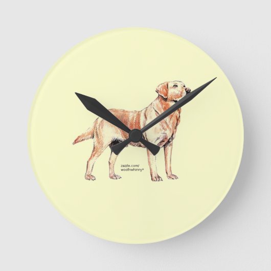 Horloge Ronde Labrador Retriever (Recto)