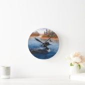 Horloge Ronde Lac Loon (Maison)