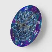 Horloge Ronde Lac Medieval des Knights (Angle)