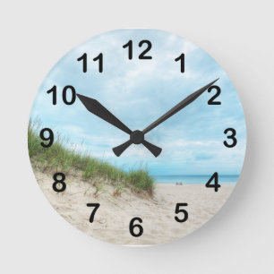 Horloge Ronde Lac Michigan Beach Landscape