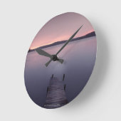 Horloge Ronde Lac Moon (Angle)