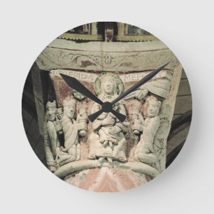Horloge Ronde L'adoration des Magi, capital de colonne (pierre)