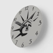 Horloge Ronde Lady Liberty (Angle)