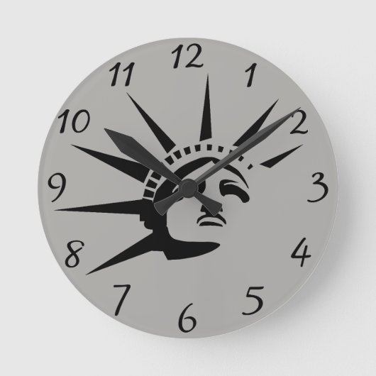Horloge Ronde Lady Liberty (Recto)