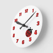 Horloge Ronde Ladybug (Angle)