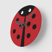 Horloge Ronde Ladybug (Angle)