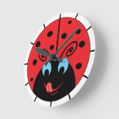 Horloge Ronde Ladybug (Angle)