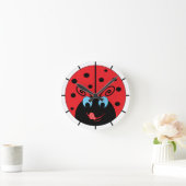 Horloge Ronde Ladybug (Maison)