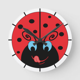 Horloge Ronde Ladybug