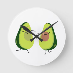 HORLOGE RONDE LAISSEZ LES USA AVOCUDDLE, CONCEPTION D'AVOCAT
