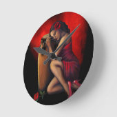 Horloge Ronde Laitues (Angle)