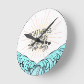 Horloge Ronde Lake Days (Angle)