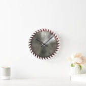 Horloge Ronde Lame de scie sanglante (Maison)