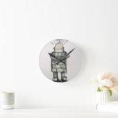 Horloge Ronde L'amour du robot (Maison)