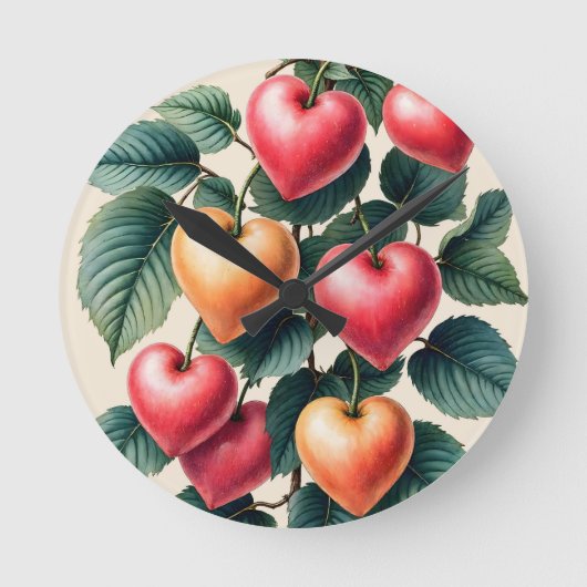 Horloge Ronde L'amour grandit (Recto)