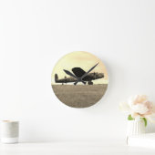Horloge Ronde Lancaster Bomber Sepia Tone (Maison)