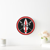Horloge Ronde Lance missile clock (Maison)