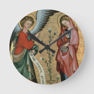 Horloge Ronde L'annonce, c.1330 (huile sur le panneau)