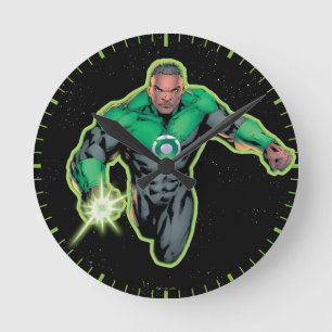 Horloge Ronde Lanterne verte John Stewart