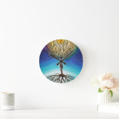 Horloge Ronde L'arbre de l'ego (Maison)