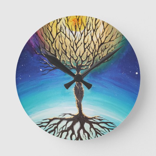 Horloge Ronde L'arbre de l'ego (Recto)