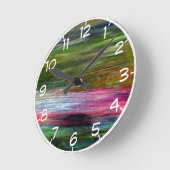 Horloge Ronde L'art accidentel (Angle)