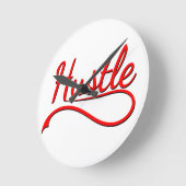 Horloge Ronde L'art de la typographie (Angle)