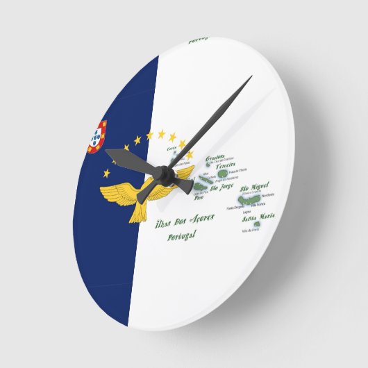 Horloge Ronde L'art populaire portugais (Angle)