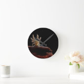 Horloge Ronde Larve crêté de triton (Maison)