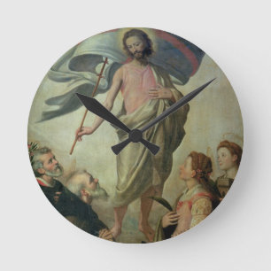 Horloge Ronde L'ascension du Christ, 1595 (huile sur le panneau)