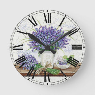 Horloge Ronde Lavand