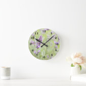 Horloge Ronde Lavande (Maison)
