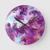 HORLOGE RONDE LAVANDE (Recto)