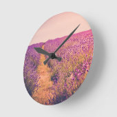 Horloge Ronde Lavander (Angle)