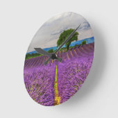 Horloge Ronde Lavender Field scenic, France (Angle)
