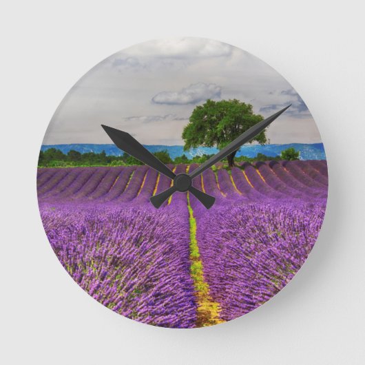 Horloge Ronde Lavender Field scenic, France (Recto)