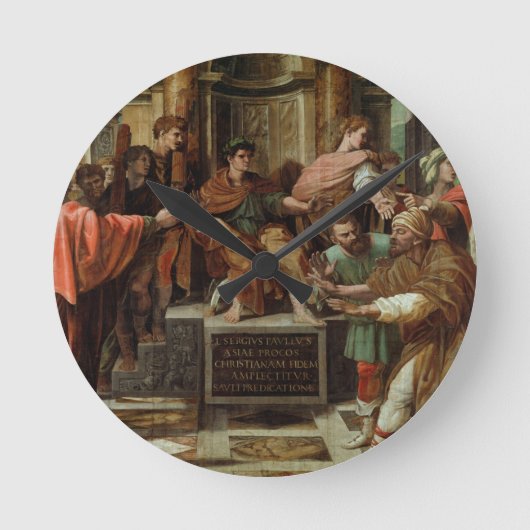 Horloge Ronde L'Aveugle d'Elymas (dessin pour la Sixtine Ch (Recto)