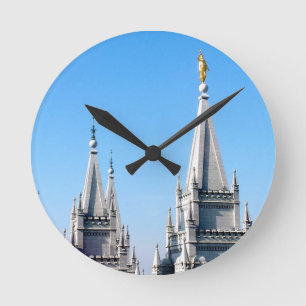 Horloge Ronde lds salt lake city temple angel moroni