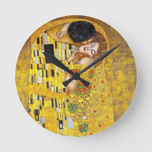 Horloge Ronde  le Baiser - Gustav Klimt    (Recto)