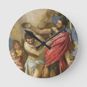 Horloge Ronde Le baptême du Christ