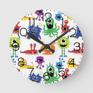Horloge Ronde Le Bébé Boy Nursery