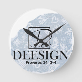 Horloge Ronde Le bouton collectif Deesign