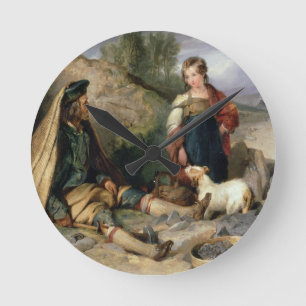 Horloge Ronde Le briseur en pierre et sa fille, 1830