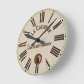 Horloge Ronde LE CACHEUR | Classic aged captured style (Angle)